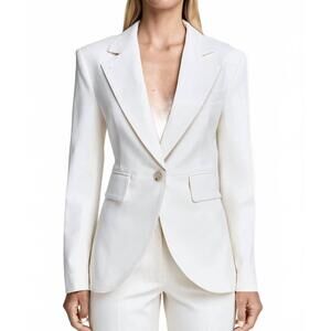 NEW SMYTHE seamed blazer in chalk